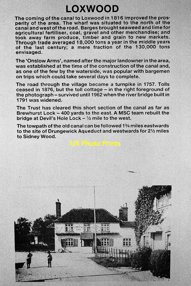 Photo 6"x4" Information Board Loxwood c2002