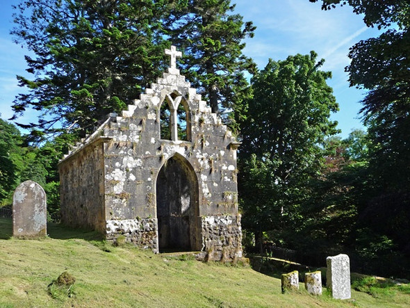 Photo 6"x4" Macleod of Raasay burial vault Clachan\/NG5436 c2008