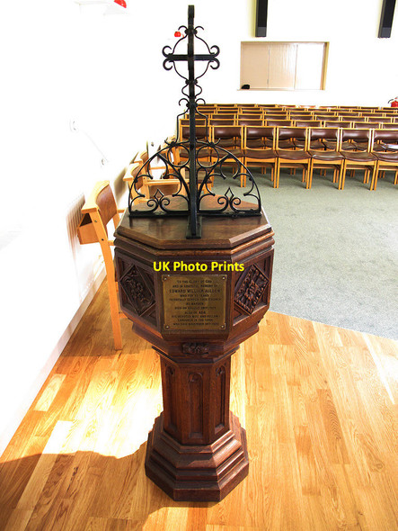 Photo 6"x4" St James, Hatcham: font Deptford\/TQ3677 c2013