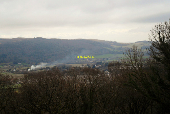 Photo 6"x4" Porlock from toll booth on New Road Porlock Weir c2013