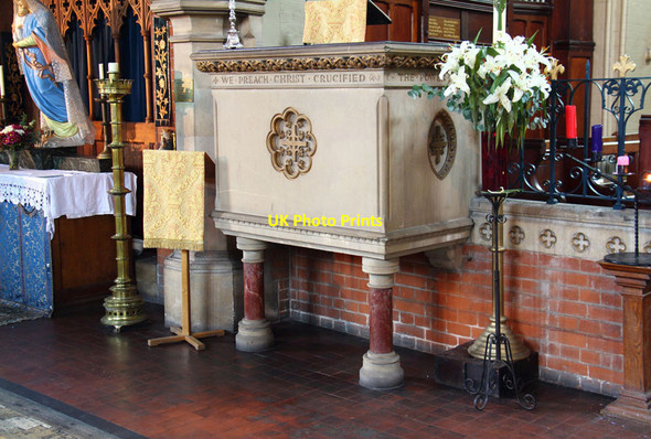 Photo 6"x4" St Thomas, Finsbury Park - Pulpit Islington\/TQ3184 c2013