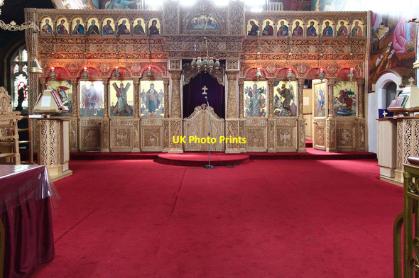 Photo 6"x4" St John the Baptist, Wightman Road - Iconostasis Hornsey c2013