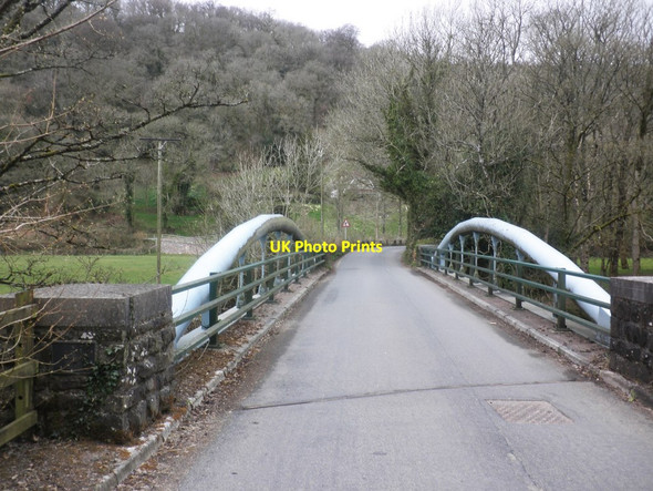 Photo 6"x4" Iron Bridge, crosses River Exe Cove\/SS9519 c2013