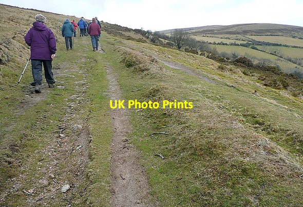Photo 6"x4" Towards Hamel Down Higher Dunstone c2013
