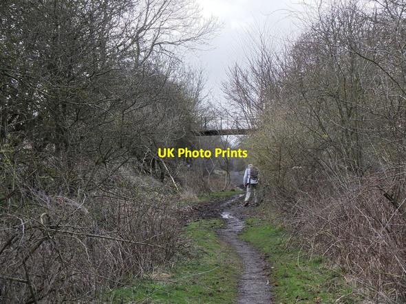 Photo 6"x4" Bridge over former railway line, Heiton Heiton c2013