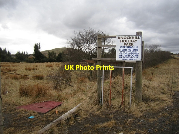 Photo 6"x4" Hoarding, Knock Hill Bowershall c2013