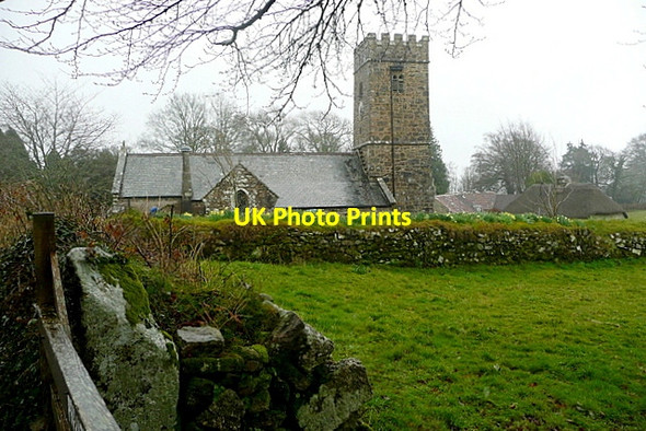 Photo 6"x4" Buckland in the Moor church Higher Dunstone c2013