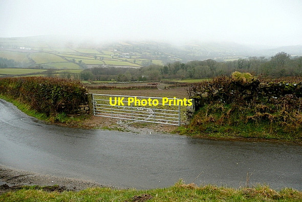 Photo 6"x4" View towards Widecombe Higher Dunstone c2013