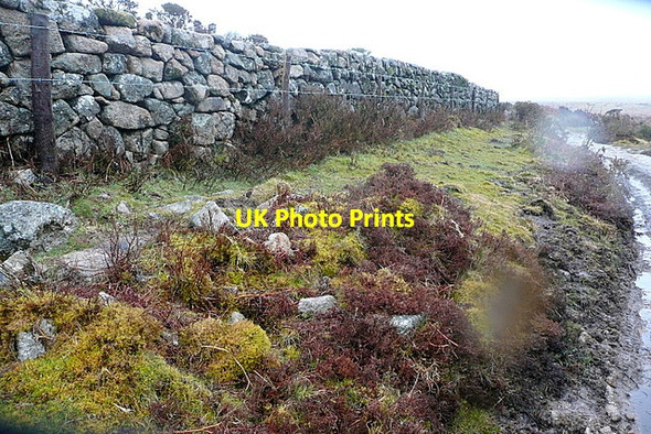 Photo 6"x4" Track above Blackslade Ford Higher Dunstone c2013
