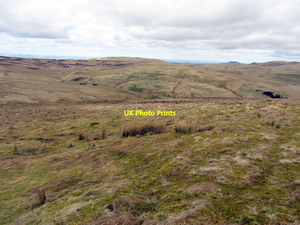 Photo 6"x4" Moorland north of Deel's Hill Deel's Hill c2013