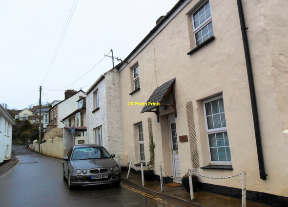 Photo 6"x4" Corner Lane, Combe Martin Combe Martin c2013