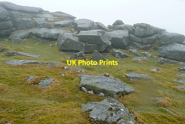 Photo 6"x4" Rocks at Top Tor Higher Dunstone c2013