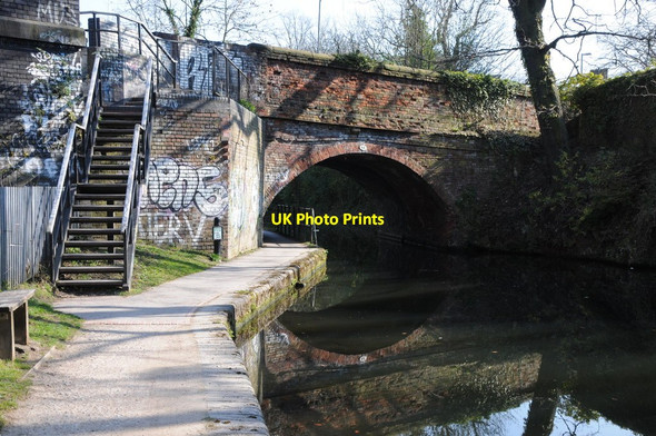 Photo 6"x4" Bridge 84, Worcester and Birmingham Canal Chad Valley c2013