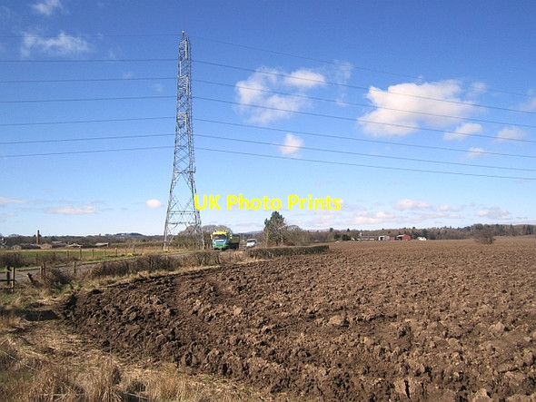 Photo 6"x4" Power line crosses Houston Road Craigends\/NS4166 c2013