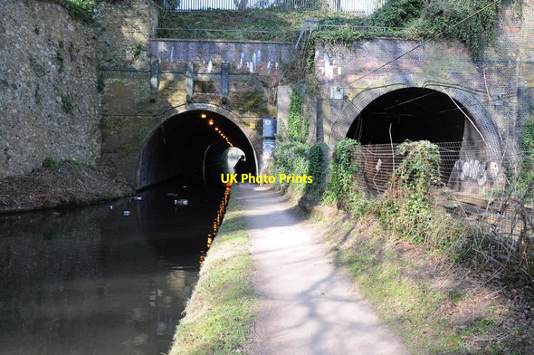 Photo 6"x4" Edgbaston canal Tunnel Chad Valley c2013