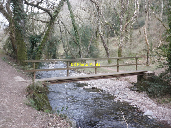 Photo 6"x4" Footbridge over Horner Water Horner\/SS8945 c2013