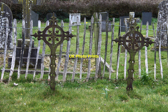 Photo 6"x4" St Mary, Ashby Magna - Churchyard Ashby Magna c2013