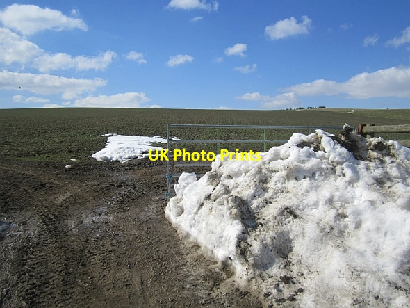 Photo 6"x4" Piled up snow, Woolston Woolston\/SO4287 c2013