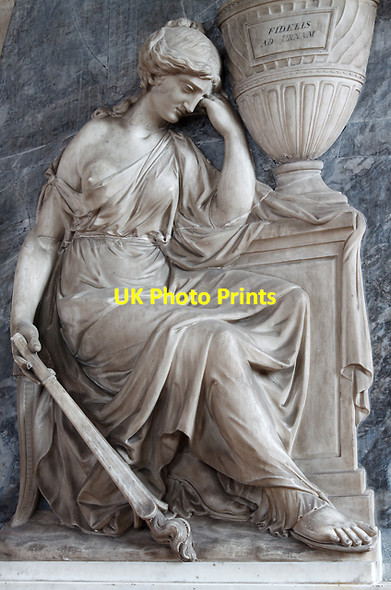 Photo 6"x4" St Bartholomew's church, Tong - monument to George Durant (detail) Tong\/SJ7907 c2013