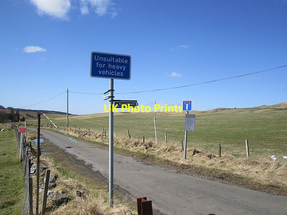 Photo 6"x4" Loch Thom Road Devol c2013