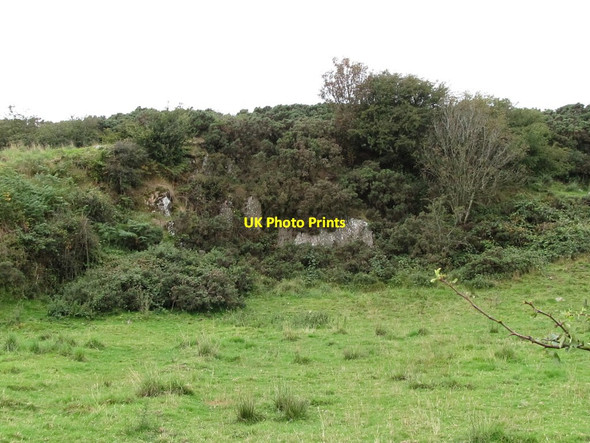 Photo 6"x4" Rock outcrop west of Drumlee Road Kilcoo c2011