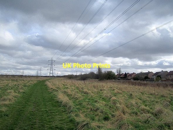 Photo 6"x4" Power line, Prestonpans Prestonpans c2013