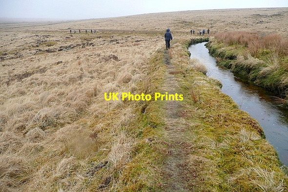 Photo 6"x4" Following Devonport Leat Princetown\/SX5873 c2013