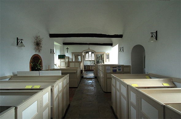 Photo 6"x4" Interior of All Saints Church - Chalbury Chalbury\/SU0106 c2008