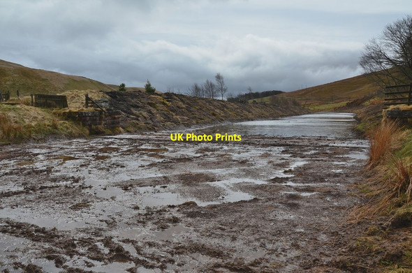 Photo 6"x4" Spillway, North Esk Reservoir Carlops c2013
