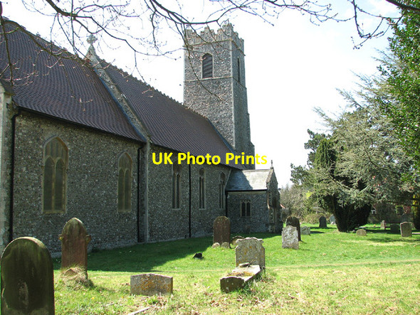 Photo 6"x4" The church of All Saints in Worlingham Beccles c2013 P2