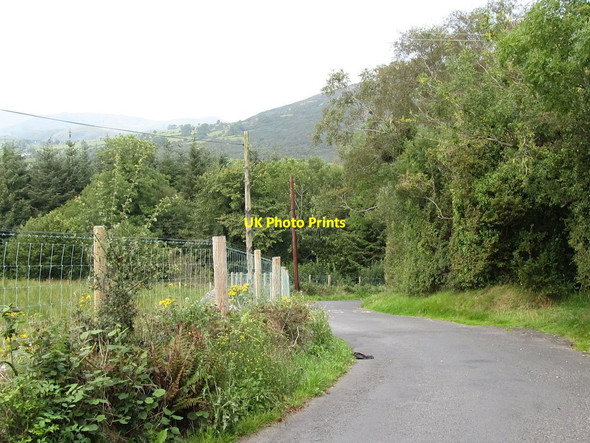 Photo 6"x4" Ballymaginaghy Road descending towards the junction with Clarkhill Road Castlewellan c2011