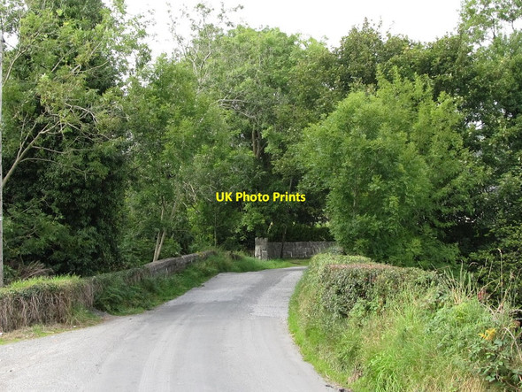 Photo 6"x4" The Clarkhill Road bridges over Leitrim River and the disused railway Castlewellan c2011