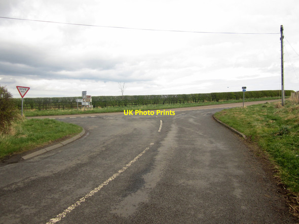 Photo 6"x4" Minor road junction near Easington Elwick\/NU1136 c2013