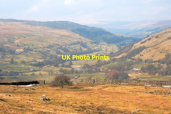 Photo 6"x4" Swaledale from High Lane Low Row\/SD9897 c2013