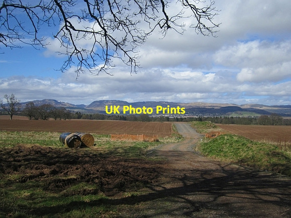 Photo 6"x4" Beauly Denny pylon works Muthill c2013