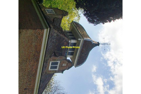 Photo 6"x4" Dovecote at Hawley Manor: detail of roof Hawley\/TQ5471 c2013