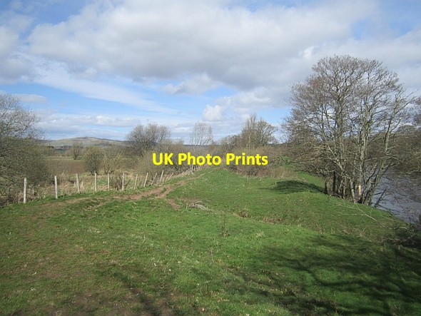Photo 6"x4" Flood defences, River Earn Crieff\/NN8621 c2013