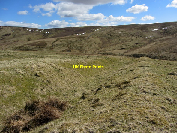 Photo 6"x4" Chew Green Roman Camps Upper Hindhope c2013
