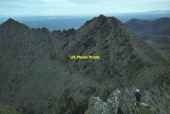 Photo 6"x4" Cruach Mhor and Lackagarrin from Cummeennapeasta Kilgobnet c1978