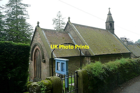 Photo 6"x4" Birchover church Birchover c2012