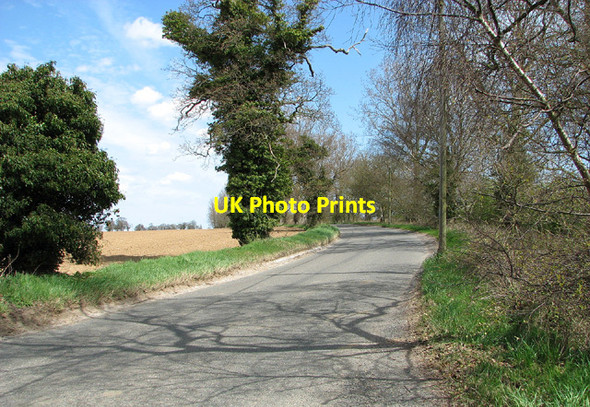 Photo 6"x4" Approaching the B1140 road coming from Lingwood North Burlingham c2013