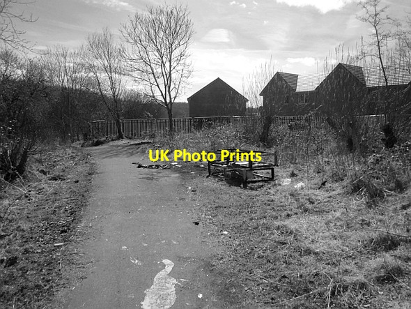 Photo 6"x4" Path beside the Brock Burn Kennishead c2013