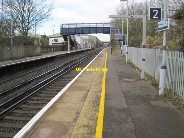 Photo 6"x4" Farningham Road railway station, Kent South Darenth c2012