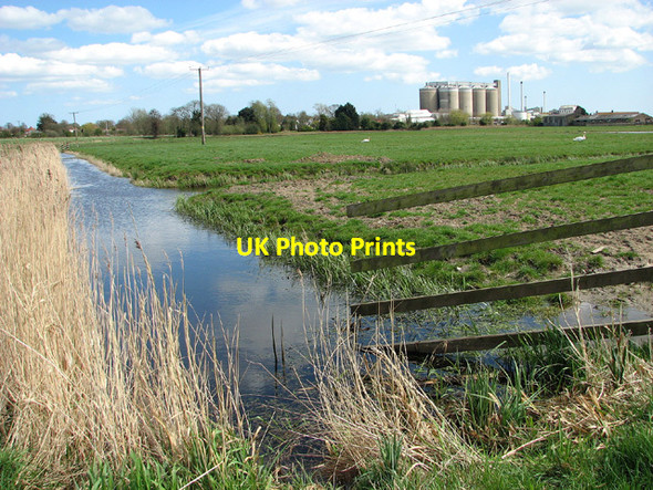 Photo 6"x4" Drainage ditches in the marshes south of Cantley Cantley\/TG3803 c2013