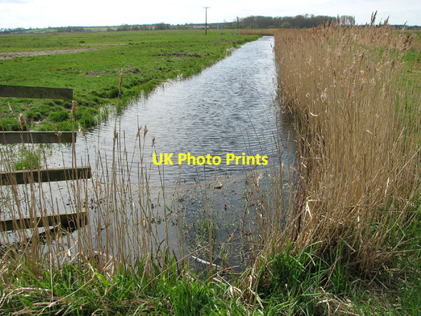 Photo 6"x4" Drainage ditch beside the path, Cantley Cantley\/TG3803 c2013