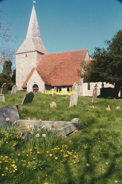 Photo 6"x4" St. Michael and All Angels Church Alfriston c1997