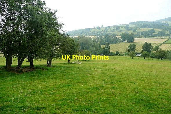 Photo 6"x4" View into the Derwent valley Stanton in Peak c2012