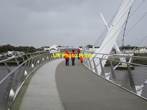 Photo 6"x4" Peace Bridge Londonderry\/C4316 c2012