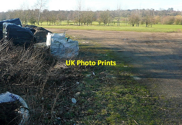 Photo 6"x4" Across the golf course Rose Hill\/SU9284 c2012