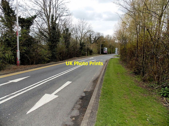 Photo 6"x4" Exit road from Leigh Delamere motorway service station (south side) Broomfield\/ST8778 c2013